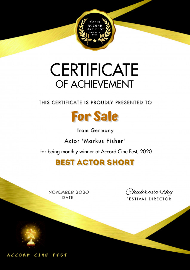 FOR SALE award