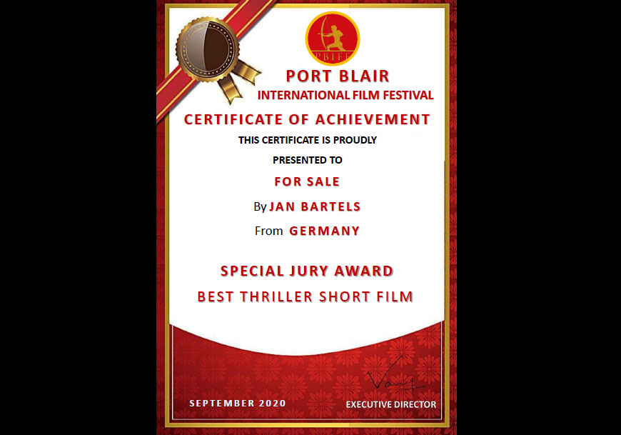 FOR SALE award